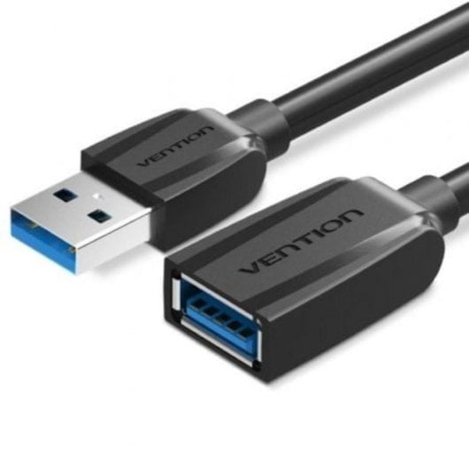 USB-Verlängerungskabel Vention VAS-A45-B150 3.0 5Gbps 1,5m Schwarz USB-Verlängerungskabel Vention VAS-A45-B150 3.0 5Gbps 1,5m Schwarz