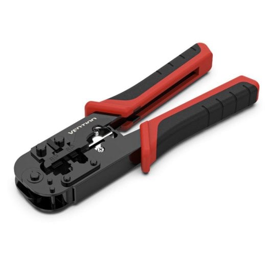Crimpadora Vention KEDB0 Métallique RJ45 Multifonctionnel Rouge et Noir