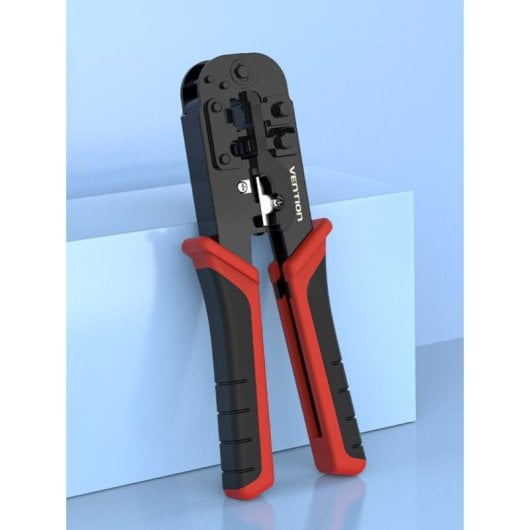 Crimpadora Vention KEDB0 Métallique RJ45 Multifonctionnel Rouge et Noir