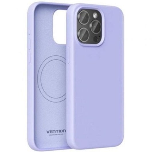 Funda silicona Vention KUEV0-40 MagSafe iPhone 14 Pro Max protección morada