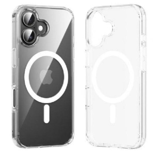 Funda Dura Vention KUGT0-30 iPhone 16 Pro Transparente MagSafe PC TPU Antiamarilleo