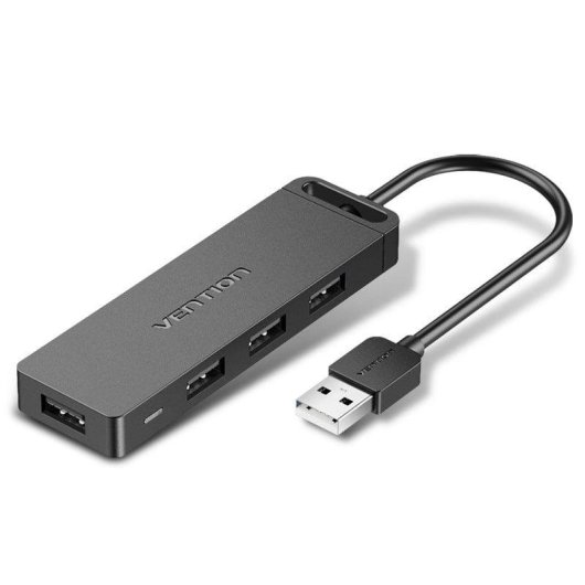 Hub Vention 3 puertos 500 Mbit/s modelo CHIBB con tarjeta de sonido externa