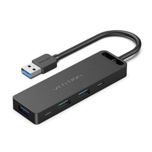 Docking USB 3.0 Vention CHVBB 3xUSB 1xMicroUSB PD 1xLecteur de cartes Noir