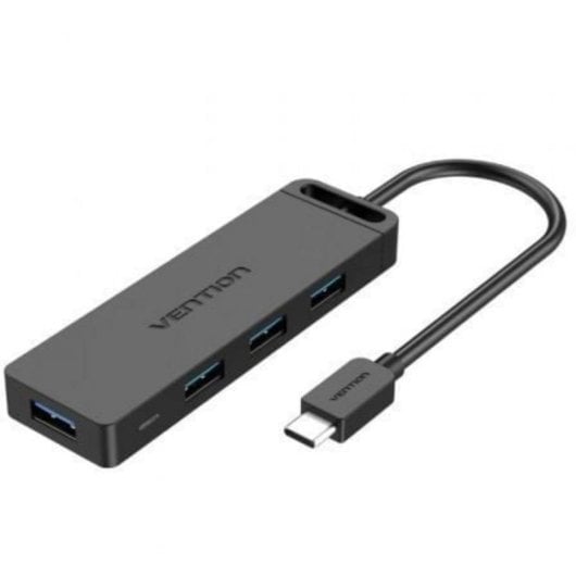 Hub Vention 4 puertos USB 3.0 5Gbps modelo TGKBD con alimentación y OTG