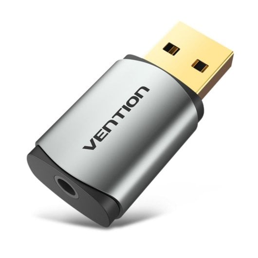 Soundkarte Vention CDNH0 2.1-Kanal 16 Bit USB Grau Soundkarte Vention CDNH0 2.1-Kanal 16 Bit USB Grau