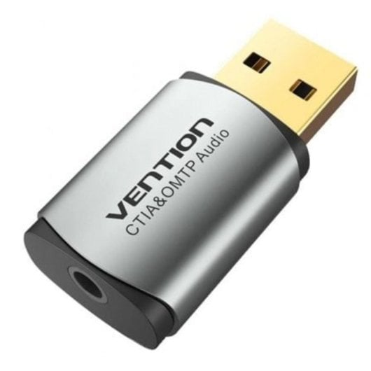 Soundkarte Vention CDNH0 2.1-Kanal 16 Bit USB Grau Soundkarte Vention CDNH0 2.1-Kanal 16 Bit USB Grau