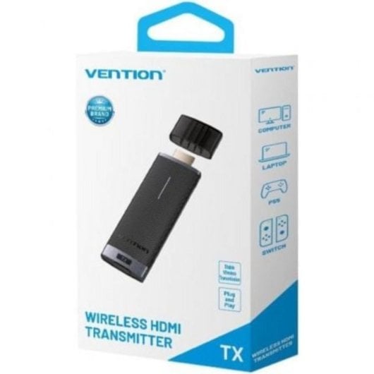 Transmisor HDMI Inalámbrico Vention ADCB0-TX Full HD Multipunto 40M Alcance Solo TX