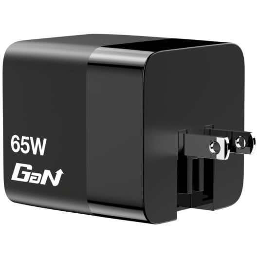 Cargador GaN Verbatim 65W USB-C Carga Rápida Protección Multinivel Negro