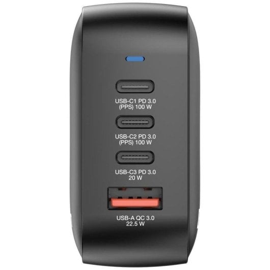 Verbatim Mini GaN Ladegerät 100W 3x USB-C Schnellladen Schwarz