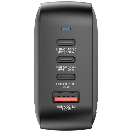 Verbatim Mini GaN Ladegerät 100W 3x USB-C Schnellladen Schwarz