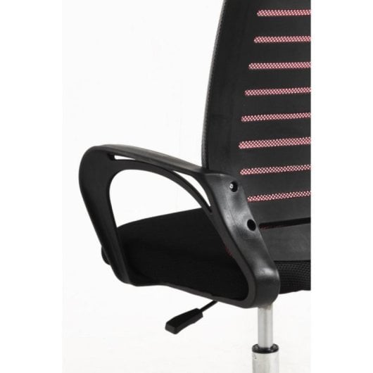 Silla de Oficina Visi Respaldo Ergonómico Altura Regulable Reposabrazos Tela Negra o Gris