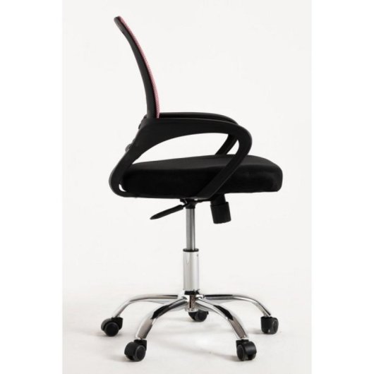 Silla de oficina Midi Pro respaldo malla transpirable estructura acero negro compacto