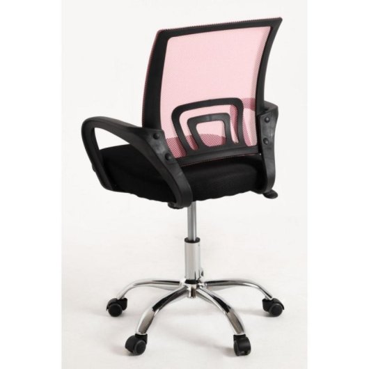 Silla de oficina Midi Pro respaldo malla transpirable estructura acero negro compacto