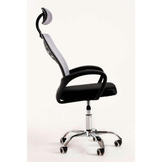 Silla de Oficina Kontor Regulable en Altura y Respaldo Reclinable Reposabrazos Negra o Gris