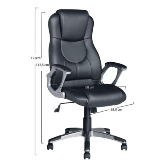 Silla Grof Ergonómica Moderna Respaldo Acolchado Ajustable Alta Durabilidad Oficina