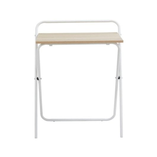 Escritorio Plegable Anke MDF Metal Compacto Diseño Moderno Fácil Montaje Multiuso