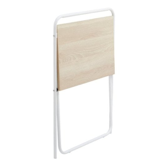 Escritorio Plegable Anke MDF Metal Compacto Diseño Moderno Fácil Montaje Multiuso