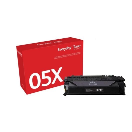 Tóner Negro Xerox Everyday Compatible HP 05X CE505X Alta Capacidad 6500 páginas