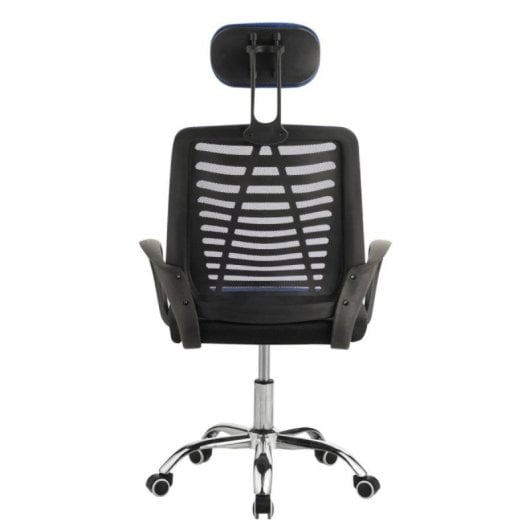 Silla oficina Kontor regulable reposabrazos ergonómica ruedas ligera negra/gris