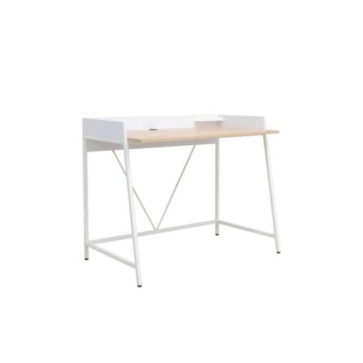 Escritorio Vorce Compacto Elegante Moderno Superficie Amplia Madera Montaje Rápido