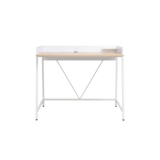 Escritorio Vorce Compacto Elegante Moderno Superficie Amplia Madera Montaje Rápido