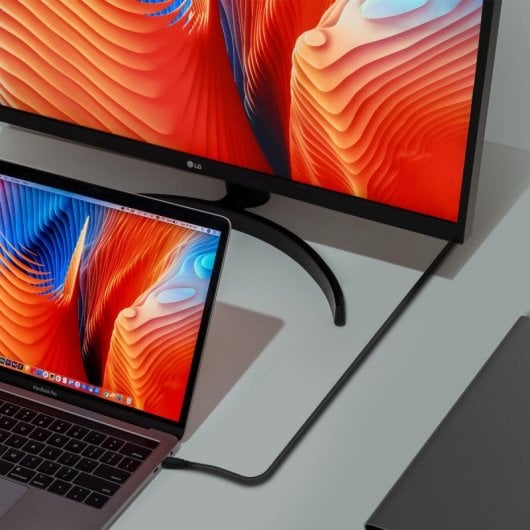Cabo USB AISENS 3.2 Gen2x2 20Gbps 8K@30Hz 5A 100W Tipo USB-C 1.5m