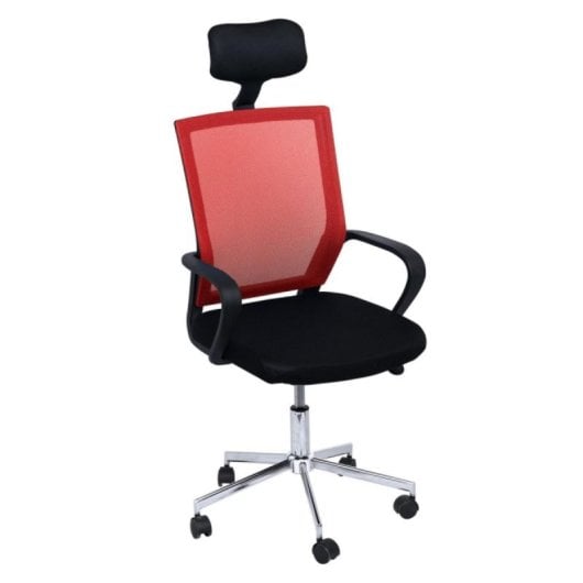 Silla Ergonómica Solium Reposacabezas Ajustable Asiento de Tela Estructura Acero