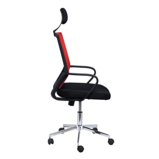 Silla Ergonómica Solium Reposacabezas Ajustable Asiento de Tela Estructura Acero