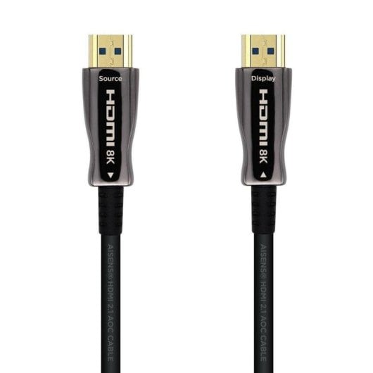 Câble HDMI Aisens A153-0522 8K 60m fibre optique cuivre HDR 48Gbps