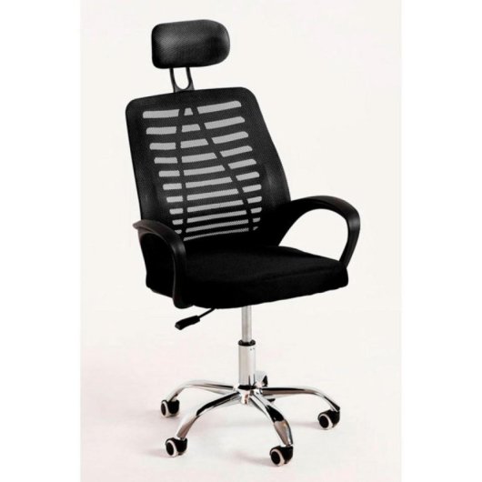 Silla Oficina Kontor Regulable en Altura y Reclinable con Reposabrazos Negra o Gris