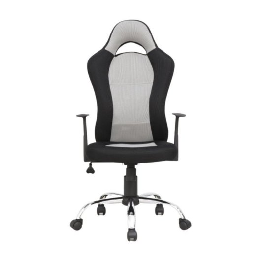 Silla Oficina Laky Diseño Nórdico Acero Reforzado Espuma Densidad 50kg/m³ Azul/Gris/Rojo