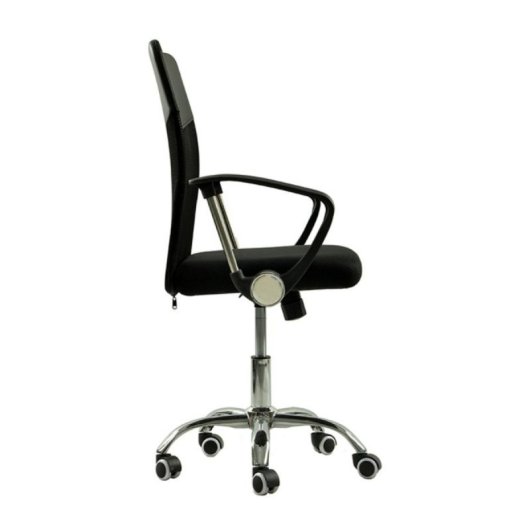 Silla oficina Estudi estructura acero tela transpirable altura regulable colores negro gris azul