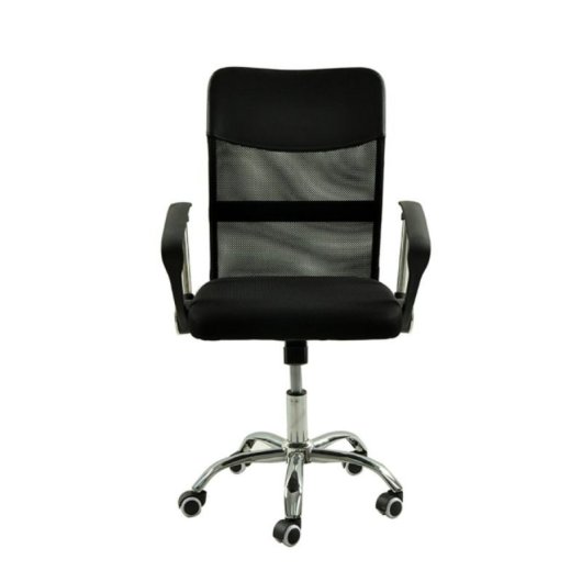 Silla oficina Estudi estructura acero tela transpirable altura regulable colores negro gris azul