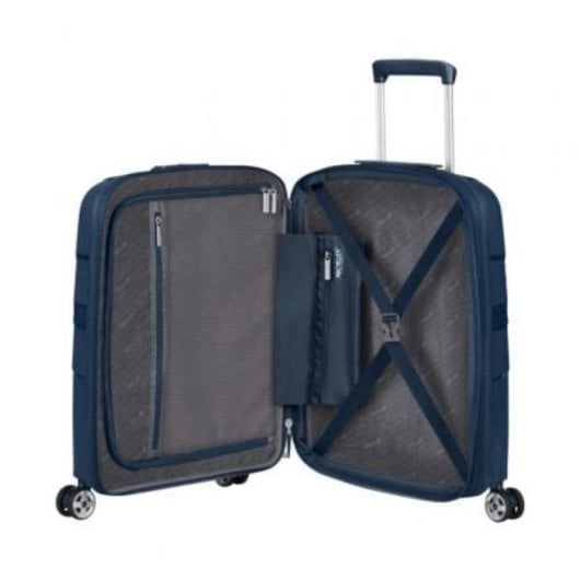 Malette American Tourister Starvibe Spinner 55cm 4 Roues Expansible Bleu Marine
