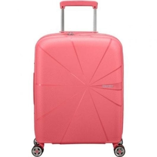 Mala de Cabine American Tourister Starvibe Spinner 55cm Expansível 4 Rodas Coral