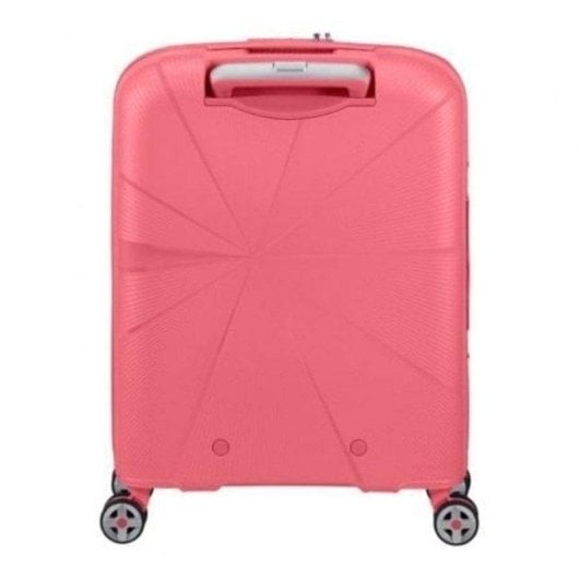 Valise cabine American Tourister Starvibe 55cm Extensible 4 roues TSA Coral