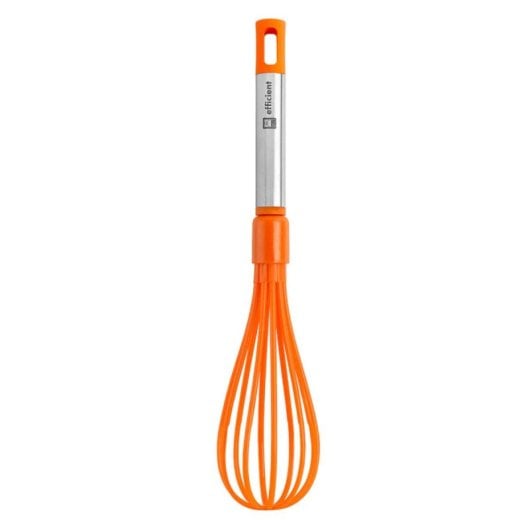Batidor BRA Efficient A195001 31cm Naranja Nylon Silicona 200ºC Inoxidable