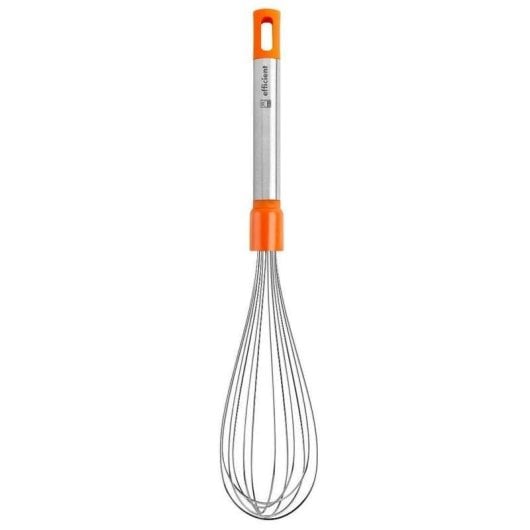 Fouet BRA Efficient A195001 Acier inoxydable 31cm Résistant 200°C Orange