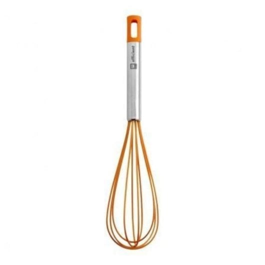 Batidor BRA Efficient A195001 31cm Naranja Nylon Silicona 200ºC Inoxidable