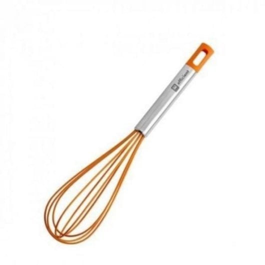 Batidor BRA Efficient A195001 31cm Naranja Nylon Silicona 200ºC Inoxidable