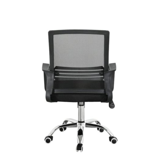 Silla Funzi Ergonómica Nórdica Espuma Alta Densidad Acero Poliester 120kg Gris/Negro