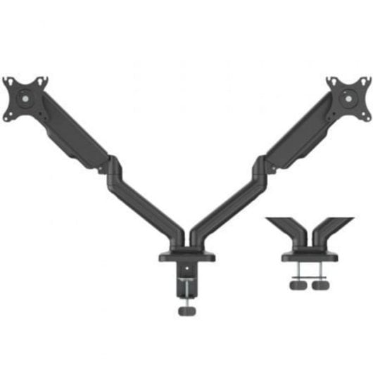 Soporte de mesa Fonestar SMM-112PR para 2 monitores 17-32" VESA 75/100 hasta 9kg negro