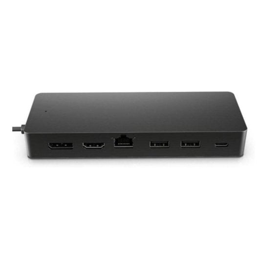 USB-C Hub HP Universal Multiport 7 Ports HDMI 4K DisplayPort LAN 65W Schwarz