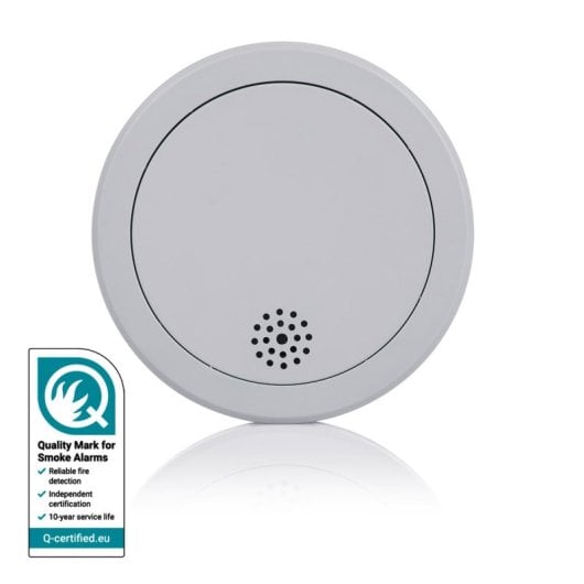 Detector de humo Smartwares FSM-12300 sensor óptico batería integrada alarma 85 dB 10 años