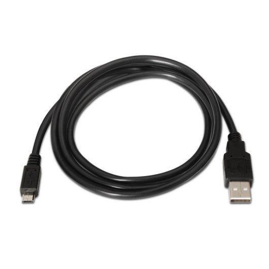 Cable USB 2.0 Aisens A101-0029 3m Negro USB A Macho a Micro USB B Macho