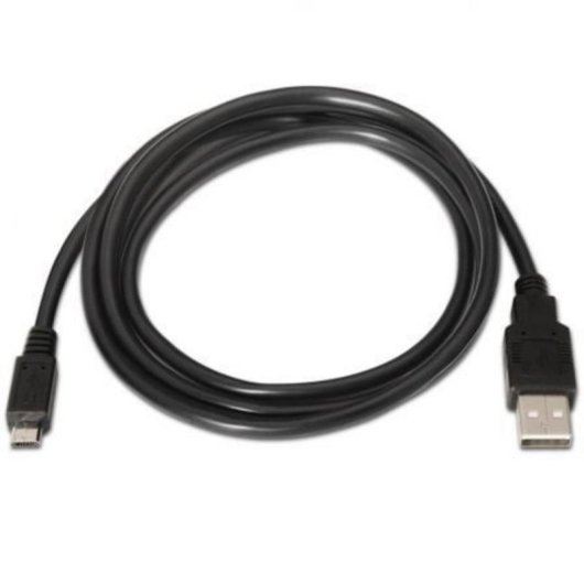 Cable USB 2.0 Aisens A101-0029 3m Negro USB A Macho a Micro USB B Macho