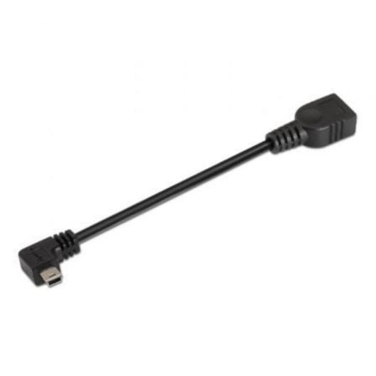 USB 2.0 OTG Kabel AISENS A101-0034 Mini USB B zu USB A 15cm Schwarz