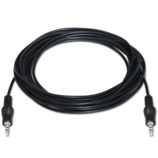 Cable audio estéreo AISENS A128-0143 Jack 3.5 mm Macho-Macho 3m Negro