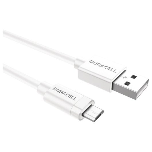 Cable Duracell USB5013W 1m USB A a Micro-USB A 2.0 Blanco