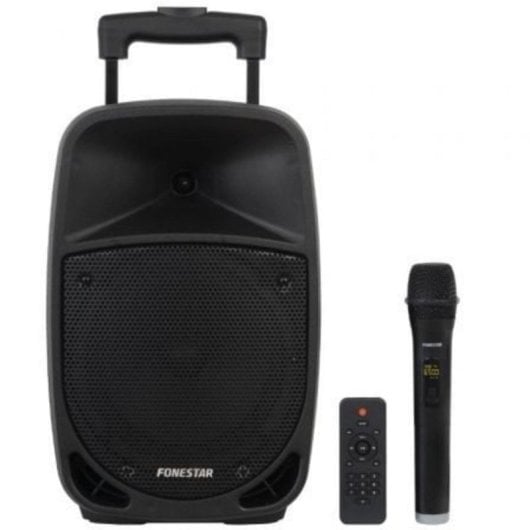 Altavoces Fonestar MALIBU-308 Portátiles Bluetooth 100W Batería Trolley Karaoke Micrófono